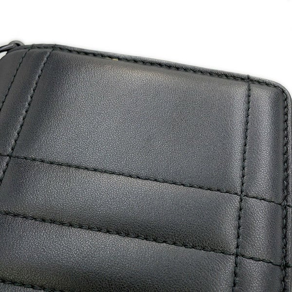 バーバリー チェーンショルダーバッグ ローラクラッチ レザー 8069752 BURBERRY 黒