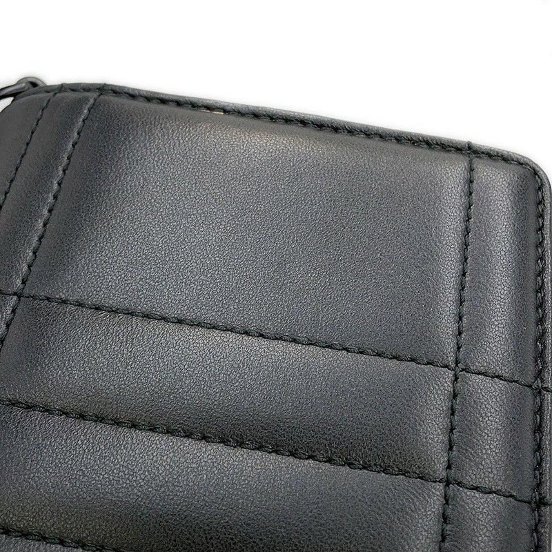 バーバリー チェーンショルダーバッグ ローラクラッチ レザー 8069752 BURBERRY 黒