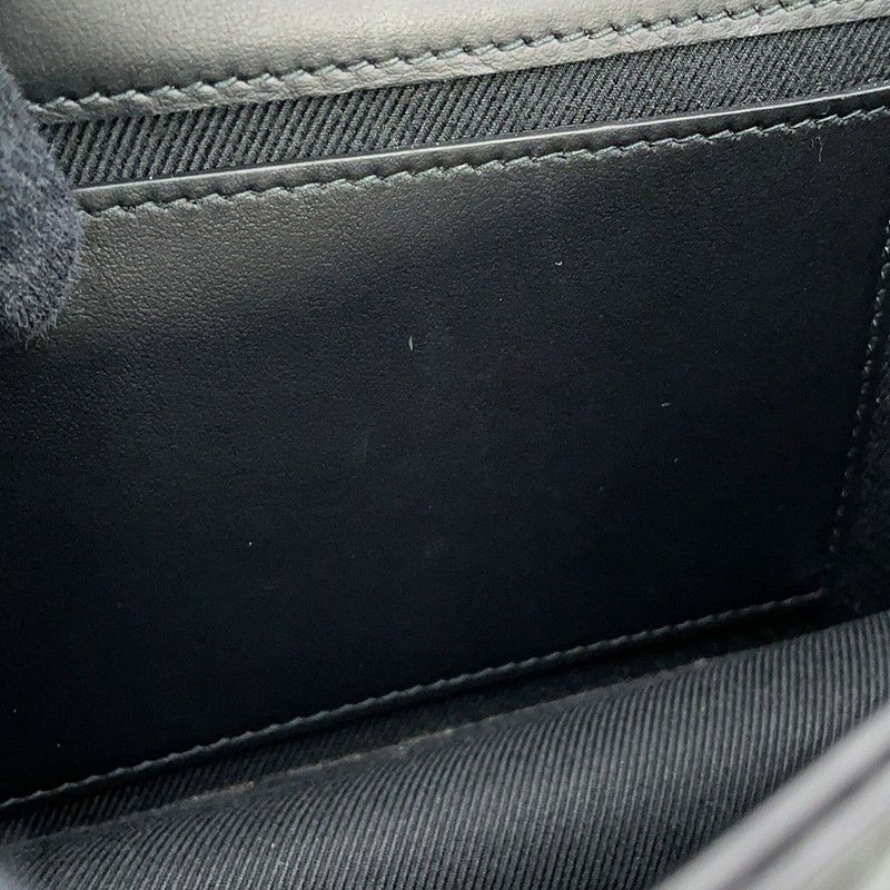 バーバリー チェーンショルダーバッグ ローラクラッチ レザー 8069752 BURBERRY 黒