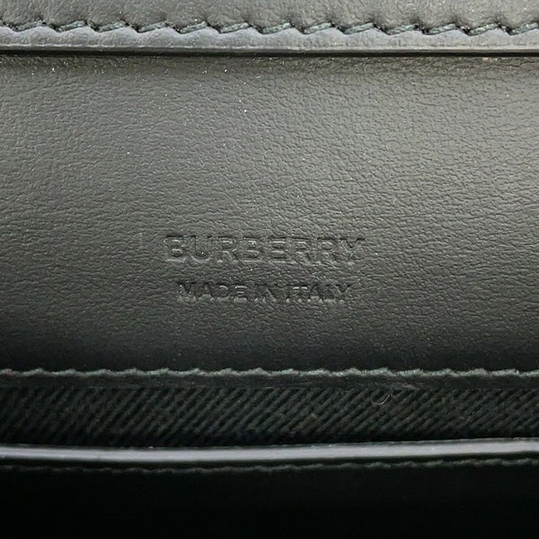 バーバリー チェーンショルダーバッグ ローラクラッチ レザー 8069752 BURBERRY 黒