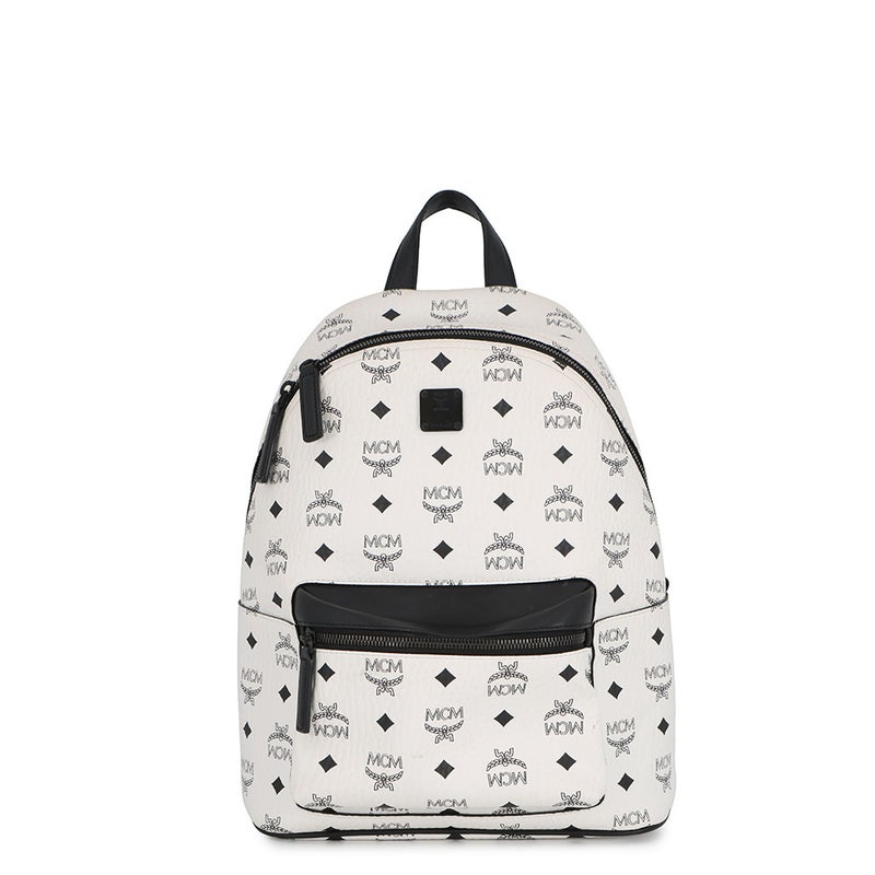 エムシーエム リュック ヴィセトス スターク バックパック レザー MMKCSVE02WT001 MCM バッグ 白 黒