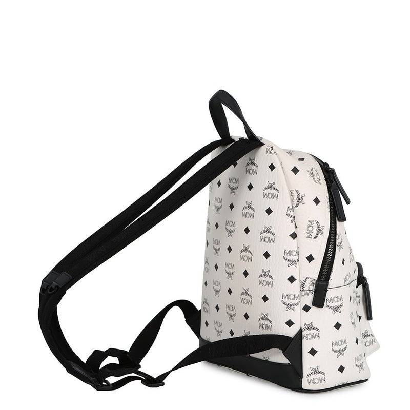 エムシーエム リュック ヴィセトス スターク バックパック レザー MMKCSVE02WT001 MCM バッグ 白 黒
