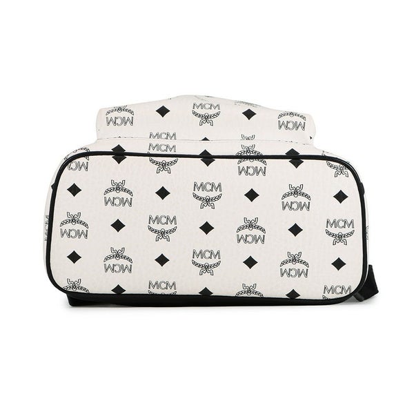 エムシーエム リュック ヴィセトス スターク バックパック レザー MMKCSVE02WT001 MCM バッグ 白 黒