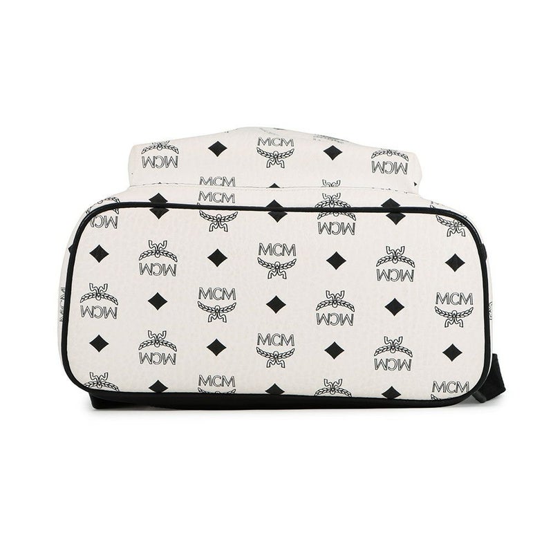 エムシーエム リュック ヴィセトス スターク バックパック レザー MMKCSVE02WT001 MCM バッグ 白 黒