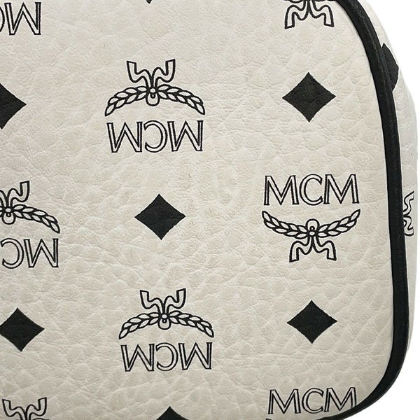 エムシーエム リュック ヴィセトス スターク バックパック レザー MMKCSVE02WT001 MCM バッグ 白 黒