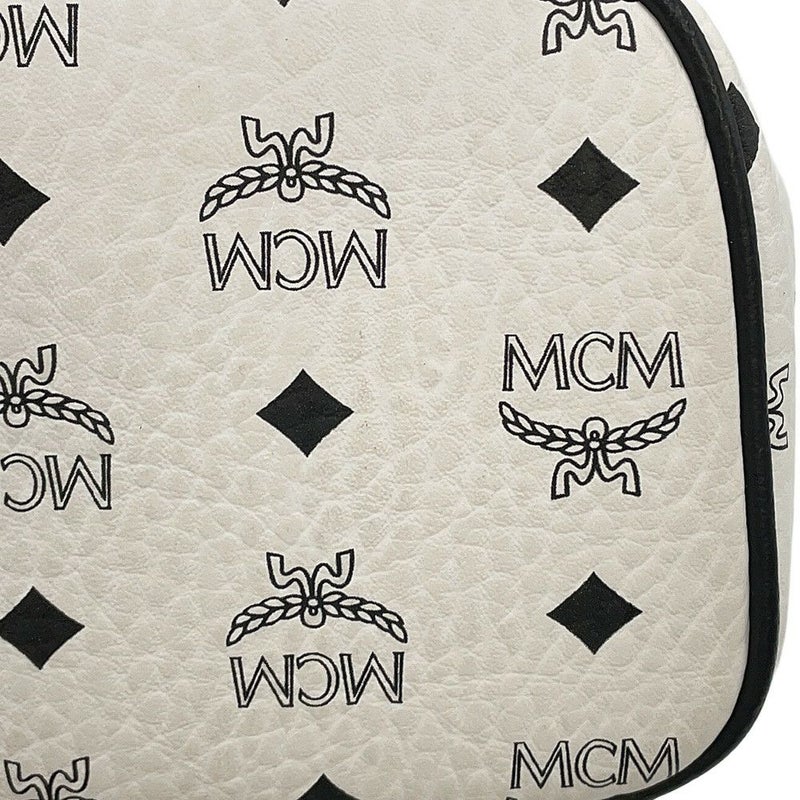 エムシーエム リュック ヴィセトス スターク バックパック レザー MMKCSVE02WT001 MCM バッグ 白 黒