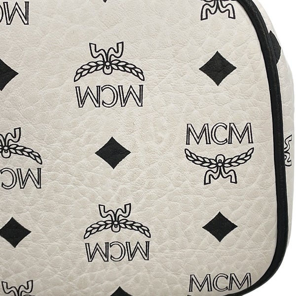 エムシーエム リュック ヴィセトス スターク バックパック レザー MMKCSVE02WT001 MCM バッグ 白 黒