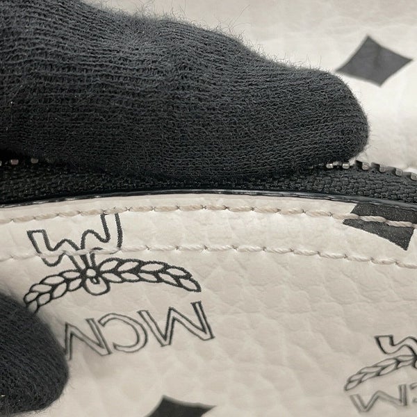 エムシーエム リュック ヴィセトス スターク バックパック レザー MMKCSVE02WT001 MCM バッグ 白 黒