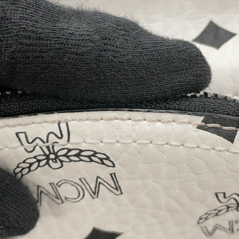 エムシーエム リュック ヴィセトス スターク バックパック レザー MMKCSVE02WT001 MCM バッグ 白 黒