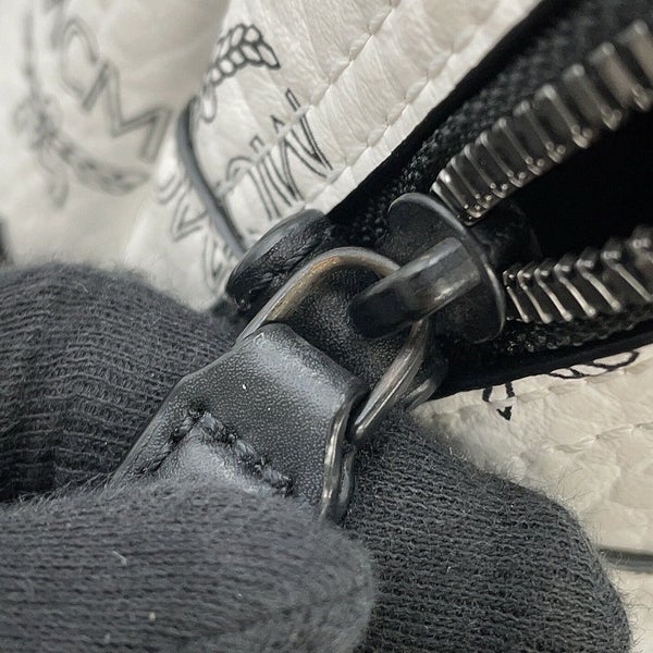 エムシーエム リュック ヴィセトス スターク バックパック レザー MMKCSVE02WT001 MCM バッグ 白 黒