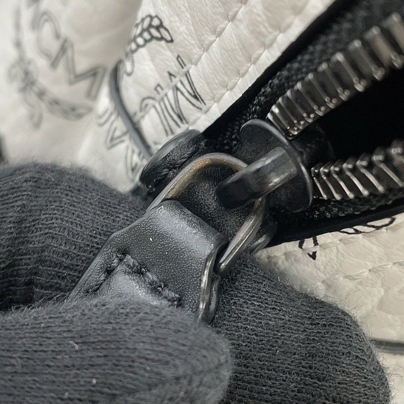 エムシーエム リュック ヴィセトス スターク バックパック レザー MMKCSVE02WT001 MCM バッグ 白 黒