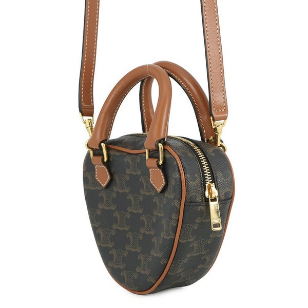 セリーヌ ハンドバッグ トリオンフ ハート PVC 198222 CELINE 2way