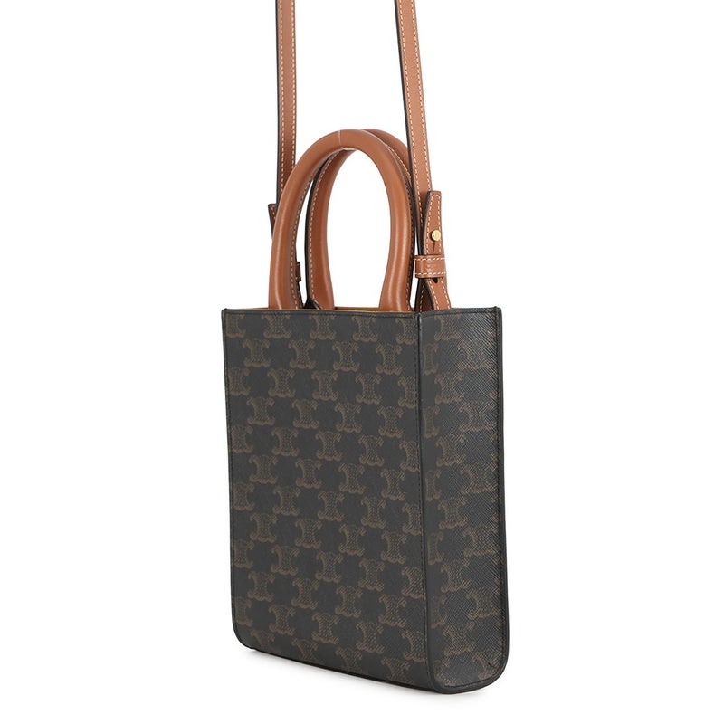 セリーヌ ハンドバッグ トリオンフ ミニ バーティカル カバ 194372 CELINE 2way