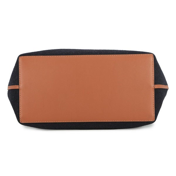 ロエベ トートバッグ ロゴ ウール レザー A717S72X13 LOEWE 2way