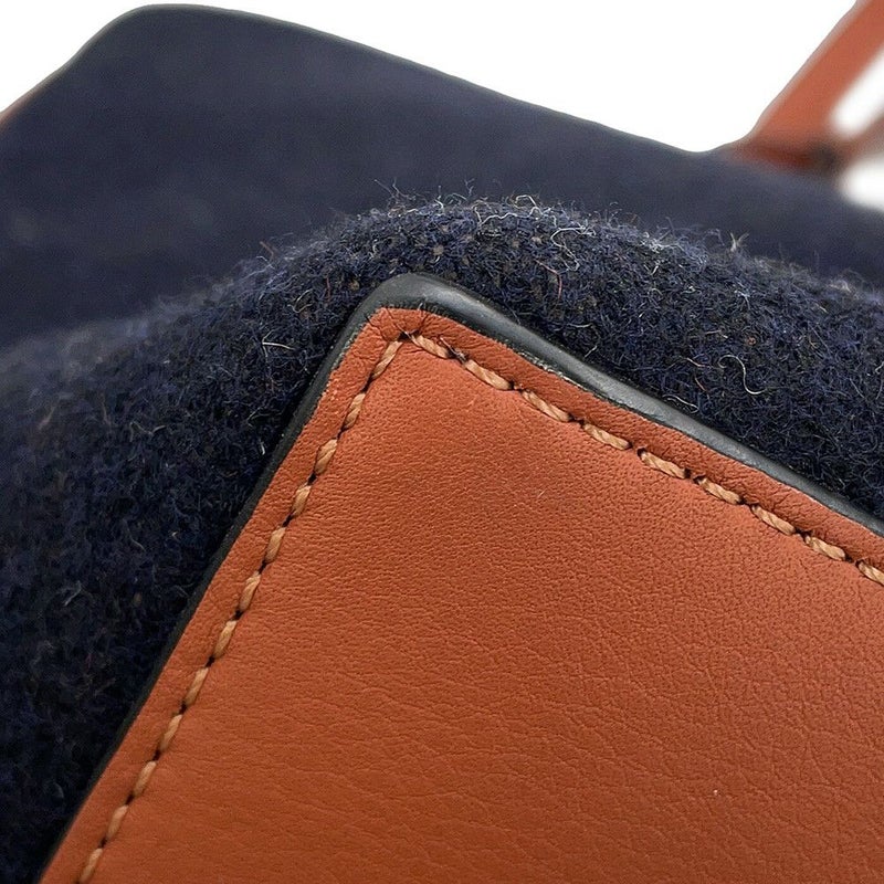 ロエベ トートバッグ ロゴ ウール レザー A717S72X13 LOEWE 2way