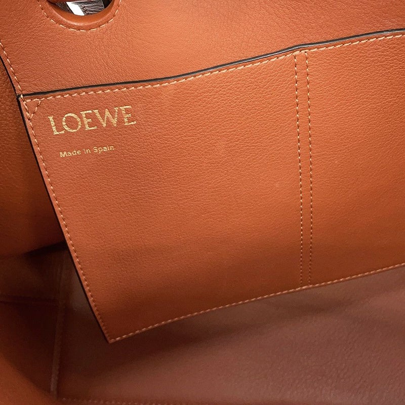 ロエベ トートバッグ ロゴ ウール レザー A717S72X13 LOEWE 2way
