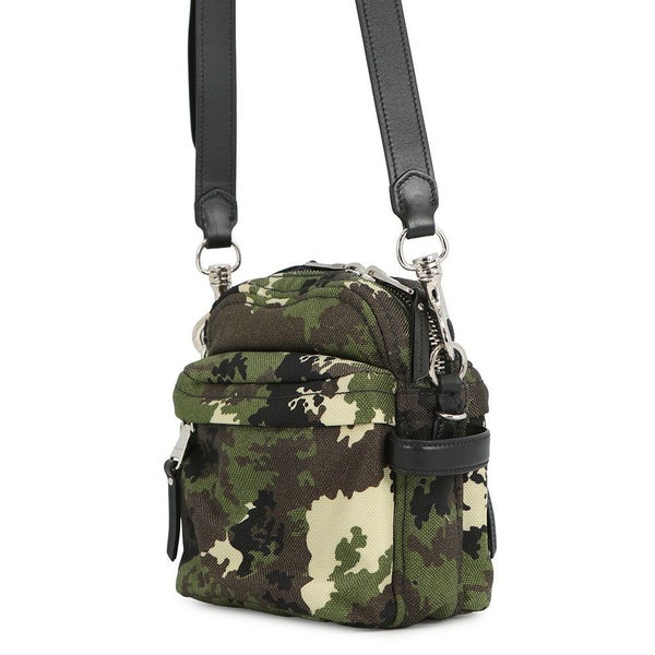 ミュウミュウ ショルダーバッグ カモフラージュ キャンバス 5BH158 MIUMIU