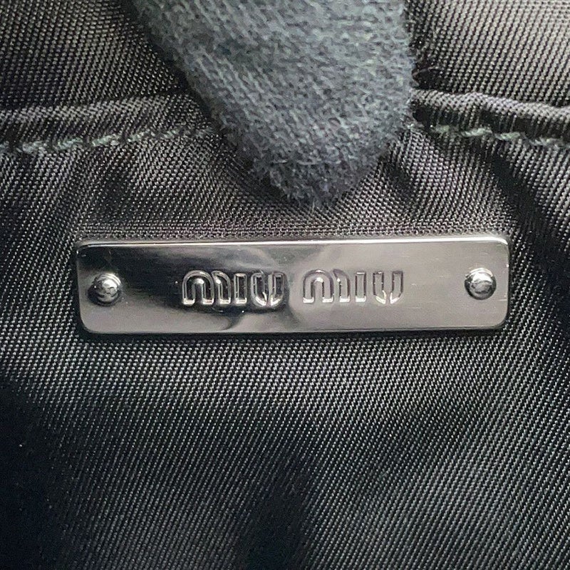 ミュウミュウ ショルダーバッグ カモフラージュ キャンバス 5BH158 MIUMIU