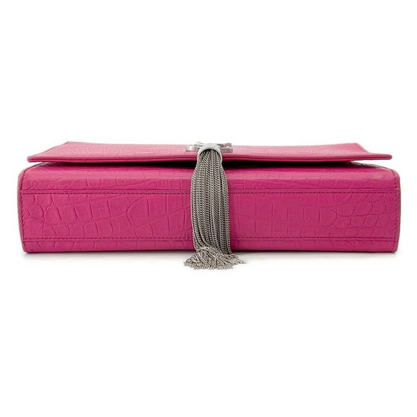 サンローランパリ チェーンショルダーバッグ ケイト ミディアム クロコ型押しレザー354119 SAINT LAURENT PARIS