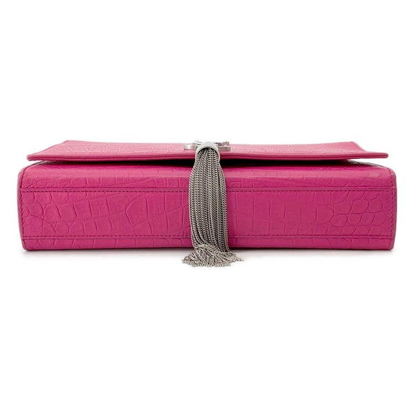 サンローランパリ チェーンショルダーバッグ ケイト ミディアム クロコ型押しレザー354119 SAINT LAURENT PARIS