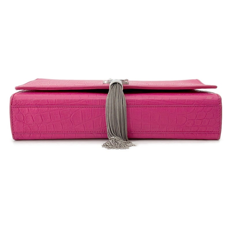 サンローランパリ チェーンショルダーバッグ ケイト ミディアム クロコ型押しレザー354119 SAINT LAURENT PARIS