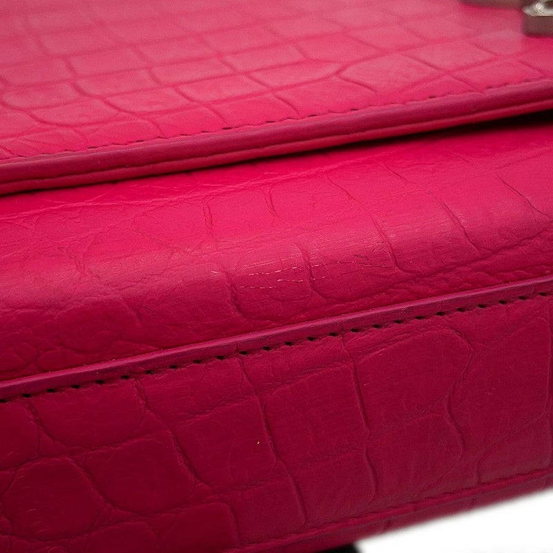 サンローランパリ チェーンショルダーバッグ ケイト ミディアム クロコ型押しレザー354119 SAINT LAURENT PARIS