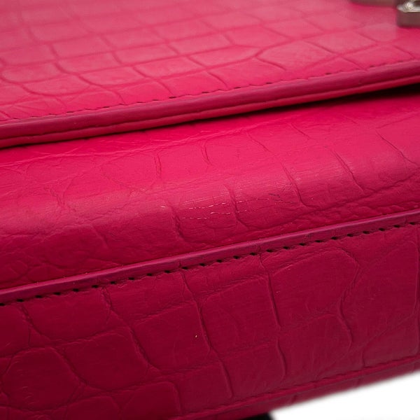 サンローランパリ チェーンショルダーバッグ ケイト ミディアム クロコ型押しレザー354119 SAINT LAURENT PARIS