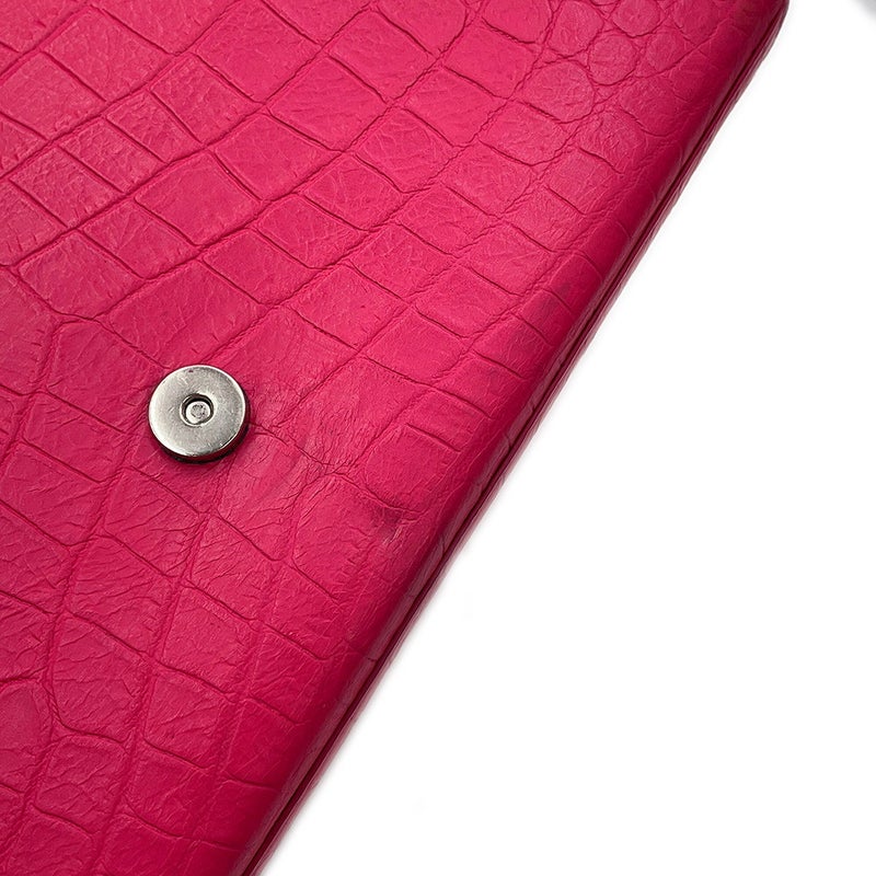 サンローランパリ チェーンショルダーバッグ ケイト ミディアム クロコ型押しレザー354119 SAINT LAURENT PARIS