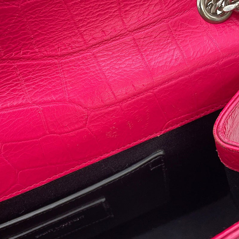 サンローランパリ チェーンショルダーバッグ ケイト ミディアム クロコ型押しレザー354119 SAINT LAURENT PARIS