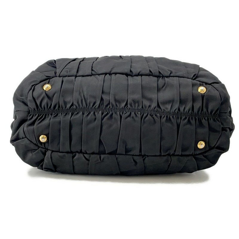 プラダ トートバッグ ギャザー ナイロン BN2346 PRADA 2way 黒