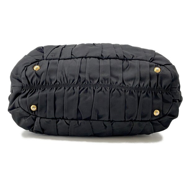 プラダ トートバッグ ギャザー ナイロン BN2346 PRADA 2way 黒