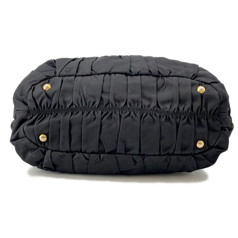 プラダ トートバッグ ギャザー ナイロン BN2346 PRADA 2way 黒