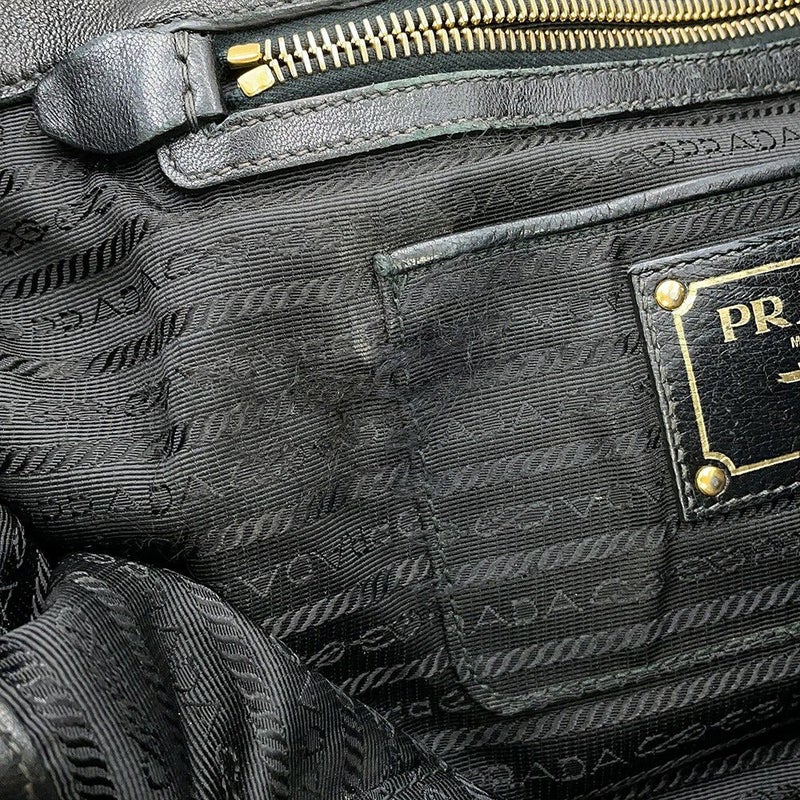 プラダ トートバッグ ギャザー ナイロン BN2346 PRADA 2way 黒