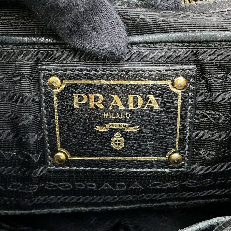プラダ トートバッグ ギャザー ナイロン BN2346 PRADA 2way 黒