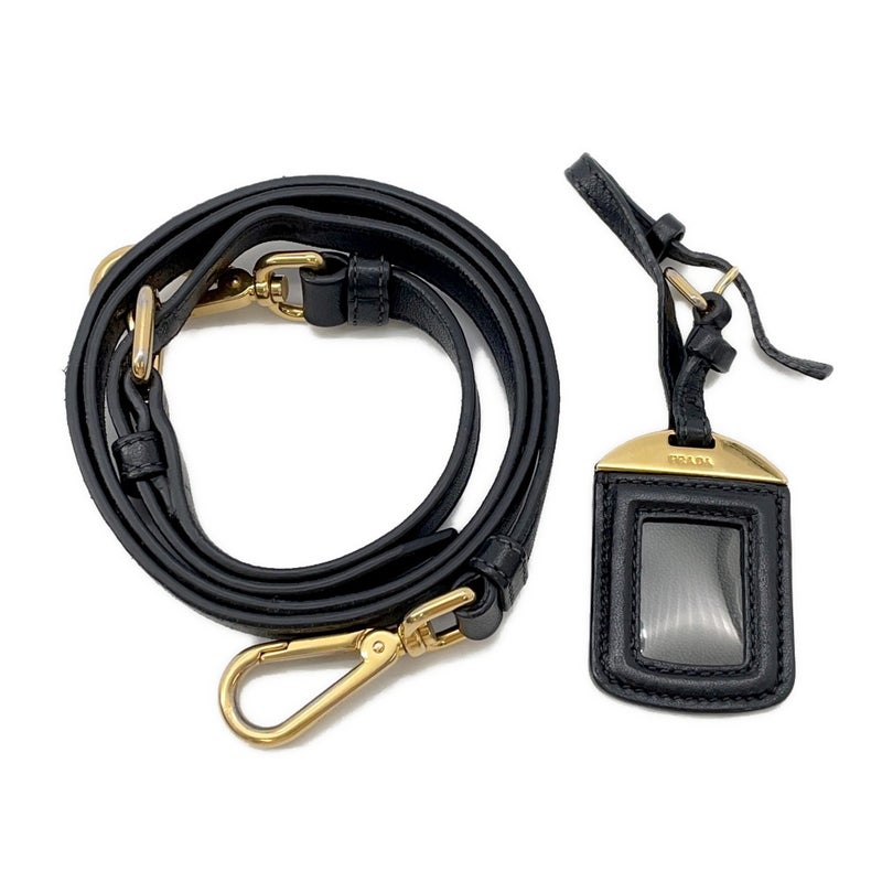 プラダ トートバッグ ギャザー ナイロン BN2346 PRADA 2way 黒