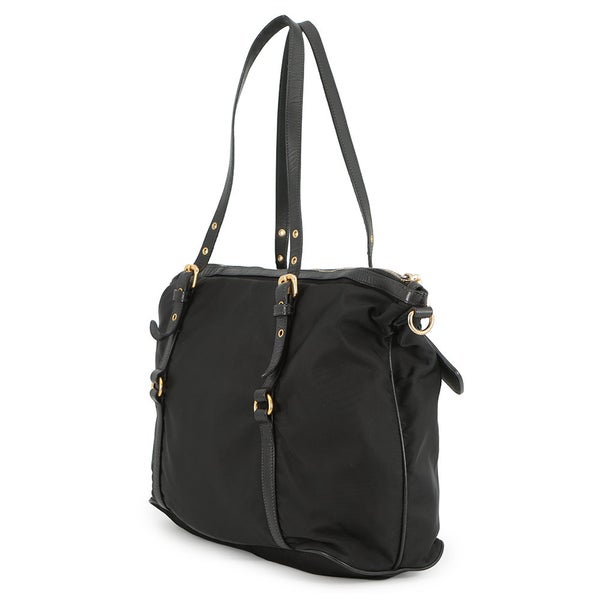 プラダ トートバッグ ロゴ ナイロン BR4255 PRADA 黒 2way