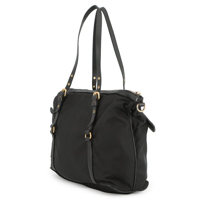 プラダ トートバッグ ロゴ ナイロン BR4255 PRADA 黒 2way
