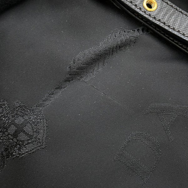 プラダ トートバッグ ロゴ ナイロン BR4255 PRADA 黒 2way