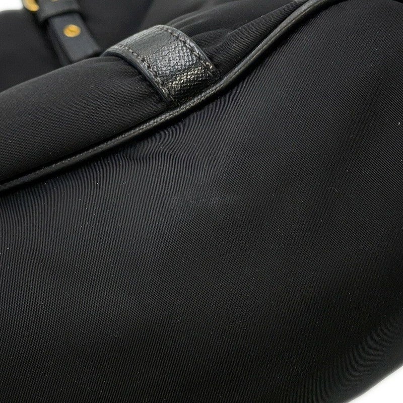 プラダ トートバッグ ロゴ ナイロン BR4255 PRADA 黒 2way