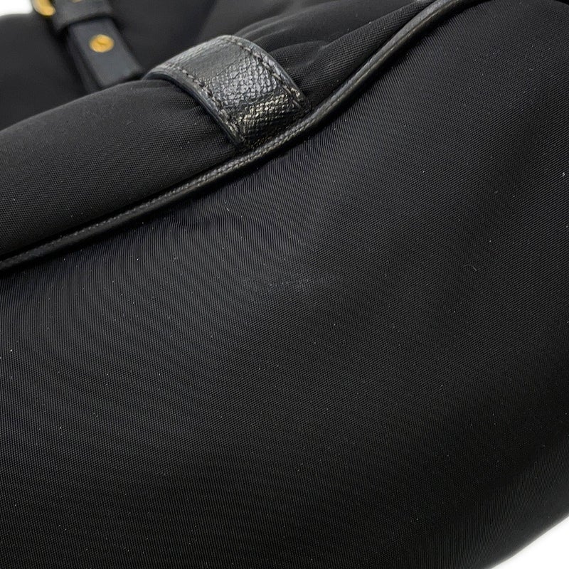 プラダ トートバッグ ロゴ ナイロン BR4255 PRADA 黒 2way