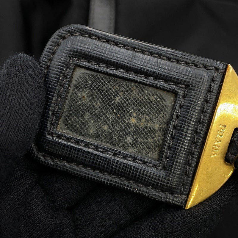 プラダ トートバッグ ロゴ ナイロン BR4255 PRADA 黒 2way