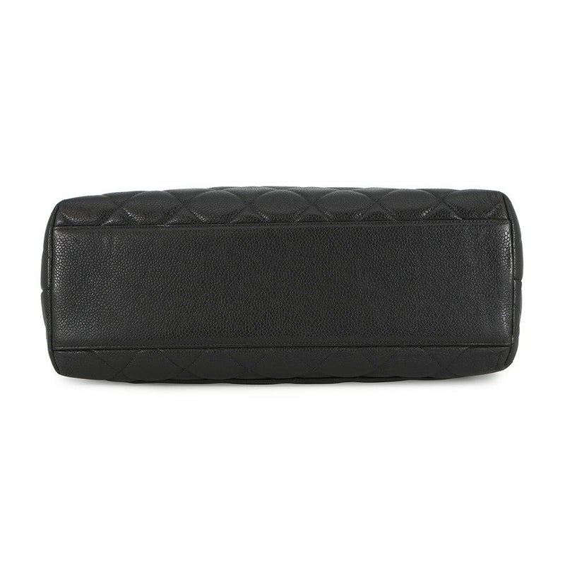 シャネル ハンドバッグ マトラッセ ココマーク トップハンドル キャビアスキン A12397 CHANEL バッグ 黒