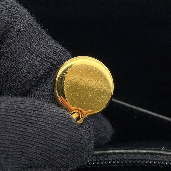 シャネル ハンドバッグ マトラッセ ココマーク トップハンドル キャビアスキン A12397 CHANEL バッグ 黒