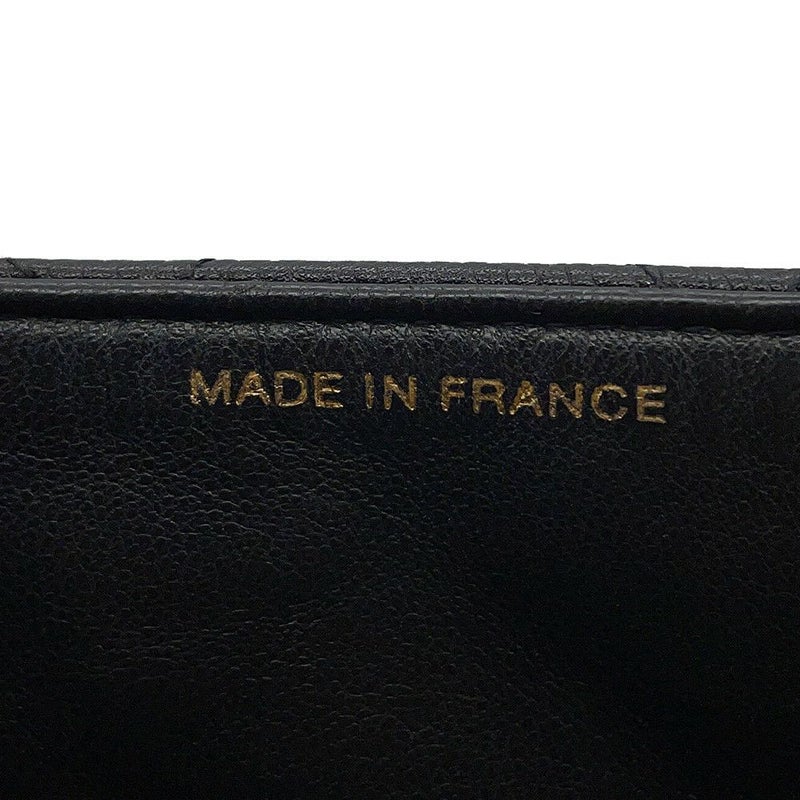 シャネル ハンドバッグ マトラッセ ココマーク トップハンドル キャビアスキン A12397 CHANEL バッグ 黒