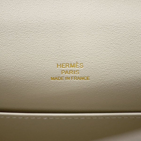 エルメス ハンドバッグ ポシェットケリー クレ/シャンパンゴールド金具 スイフト K刻印