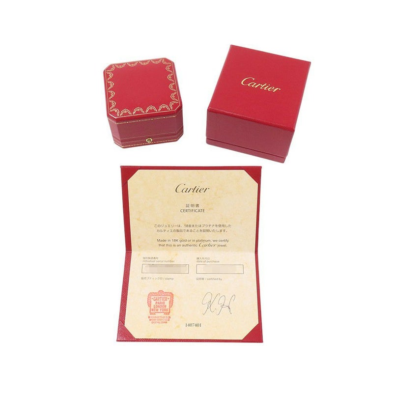 カルティエ リング ジュスト アン クル リング クラシックモデル パヴェ ダイヤ 241P 計0.85ct K18PG サイズ51 N4748600 指輪