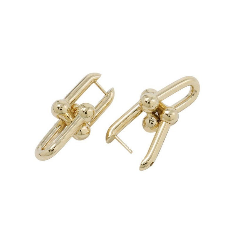 ティファニー ピアス ハードウェア ラージリンク K18YGイエローゴールド 68533643 Tiffany&Co.