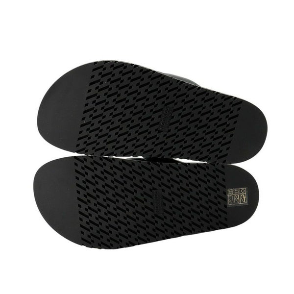 エルメス サンダル エクストラ シェーヌダンクル レディースサイズ38 HERMES 靴 黒