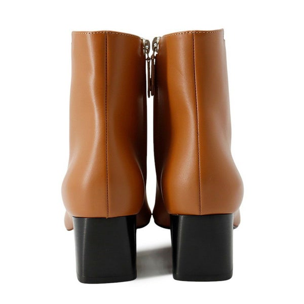 エルメス ブーツ デマルシュ サイドジップ  レザー レディースサイズ38 HERMES 靴