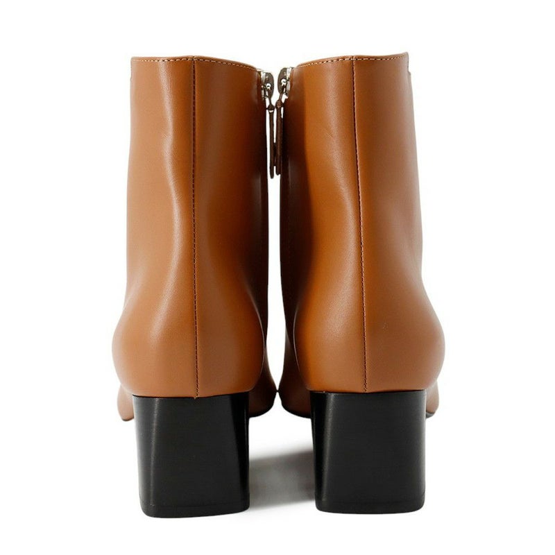 エルメス ブーツ デマルシュ サイドジップ  レザー レディースサイズ38 HERMES 靴